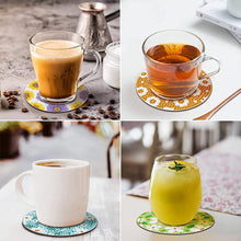 Load image into Gallery viewer, 8PCS Special Shape Diamond Painting DIY Coaster with Holder (Cute Flat Pattern)
