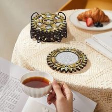 Load image into Gallery viewer, 8PCS Special Shape Diamond Painting DIY Coaster with Holder (Pinion)
