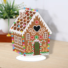 Load image into Gallery viewer, Diamond Painting Table Decor for Home Office Table Decor (Gingerbread Houses)
