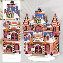 Load image into Gallery viewer, Diamond Painting Table Decor for Home Office Table Decor (Gingerbread City)
