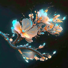 Load image into Gallery viewer, Diamond Painting - Full Round - Fluorescent crystal flowers (30*30CM)
