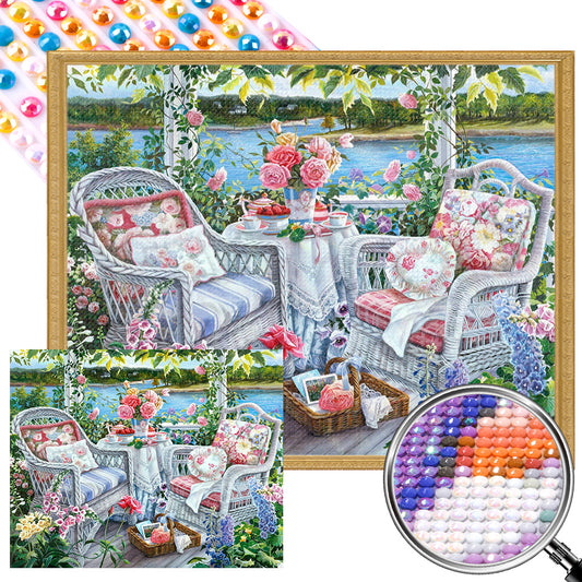 AB Diamond Painting - Full Round - country lifestyle (50*40CM)