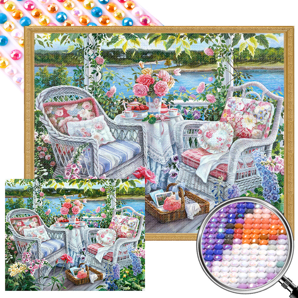 AB Diamond Painting - Full Round - country lifestyle (50*40CM)