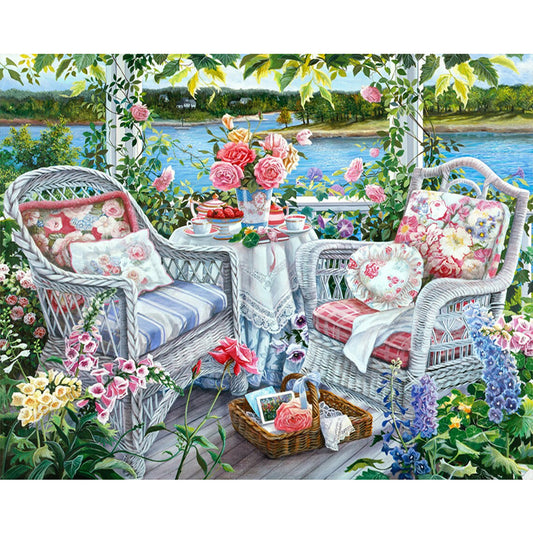 AB Diamond Painting - Full Round - country lifestyle (50*40CM)