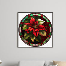 Load image into Gallery viewer, Diamond Painting - Full Round - round brand christmas poinsettia (30*30CM)
