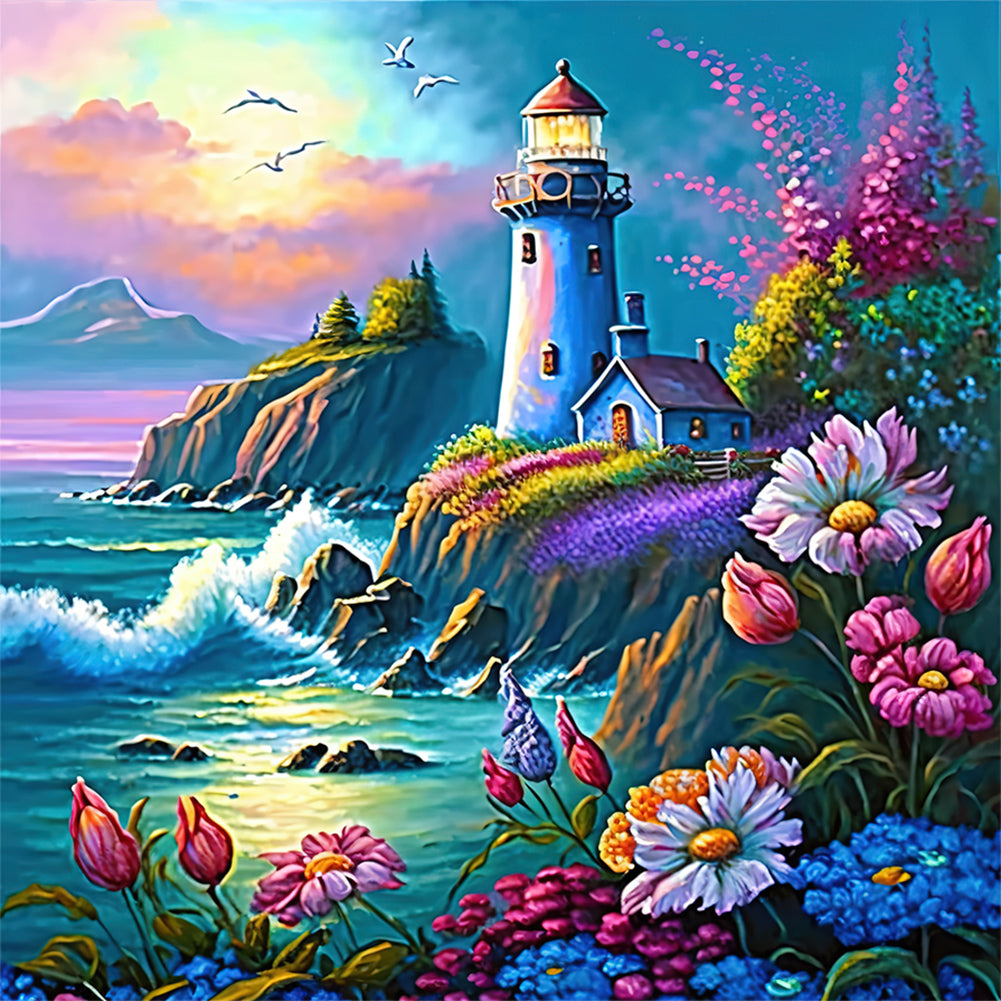 Diamond Painting - Full Round - watchtower (30*30CM)