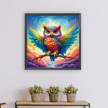 Load image into Gallery viewer, Diamond Painting - Full Round - Colorful owl (30*30CM)
