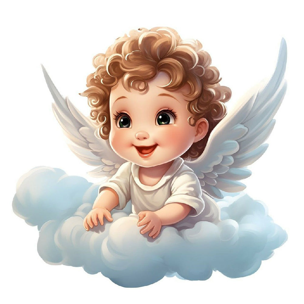 Diamond Painting - Full Round - angel baby (30*30CM)