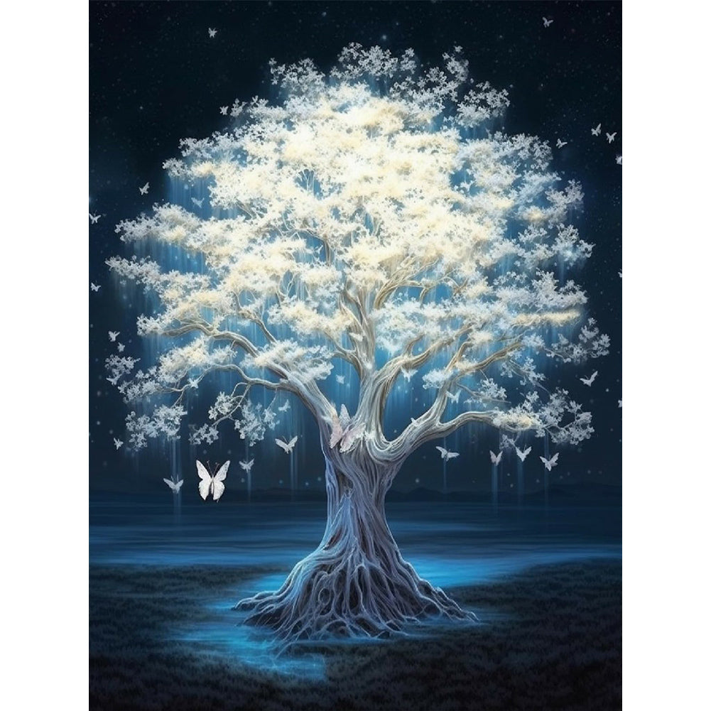 Diamond Painting - Full Round - glowing tree (30*40CM)
