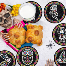 Load image into Gallery viewer, 8PCS Special Shape Diamond Painting Art Coaster Kit Mexican Style (#1)
