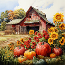 Load image into Gallery viewer, Diamond Painting - Full Round - Harvest Farm (30*30CM)
