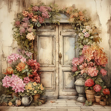 Load image into Gallery viewer, Diamond Painting - Full Round - Nostalgic garden entrance (30*30CM)
