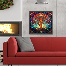 Load image into Gallery viewer, Diamond Painting - Full Round - tree of life glass art (30*30CM)
