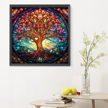 Load image into Gallery viewer, Diamond Painting - Full Round - tree of life glass art (30*30CM)
