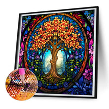 Load image into Gallery viewer, Diamond Painting - Full Round - tree of life glass art (30*30CM)
