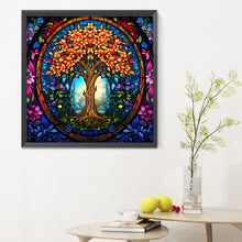 Load image into Gallery viewer, Diamond Painting - Full Round - tree of life glass art (30*30CM)
