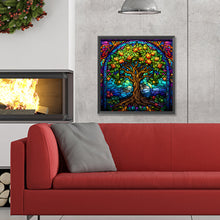 Load image into Gallery viewer, Diamond Painting - Full Round - tree of life glass art (30*30CM)
