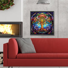 Load image into Gallery viewer, Diamond Painting - Full Round - tree of life glass art (30*30CM)

