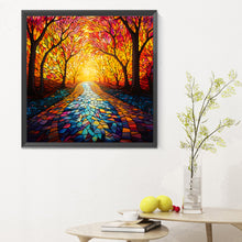 Load image into Gallery viewer, Diamond Painting - Full Round - maple leaf forest (30*30CM)
