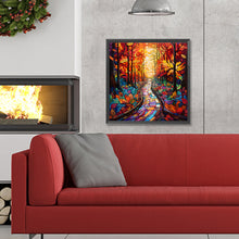 Load image into Gallery viewer, Diamond Painting - Full Round - maple leaf forest (30*30CM)
