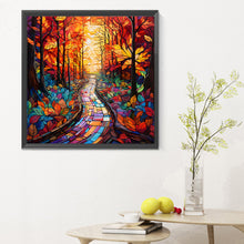 Load image into Gallery viewer, Diamond Painting - Full Round - maple leaf forest (30*30CM)
