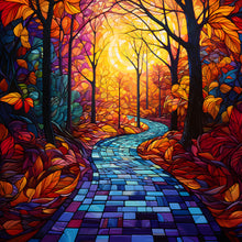 Load image into Gallery viewer, Diamond Painting - Full Round - maple leaf forest (30*30CM)
