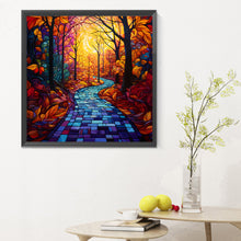 Load image into Gallery viewer, Diamond Painting - Full Round - maple leaf forest (30*30CM)
