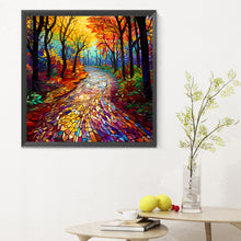 Load image into Gallery viewer, Diamond Painting - Full Round - maple leaf forest (30*30CM)
