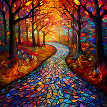 Load image into Gallery viewer, Diamond Painting - Full Round - maple leaf forest (30*30CM)
