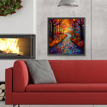 Load image into Gallery viewer, Diamond Painting - Full Round - maple leaf forest (30*30CM)
