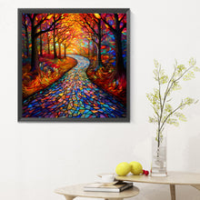 Load image into Gallery viewer, Diamond Painting - Full Round - maple leaf forest (30*30CM)
