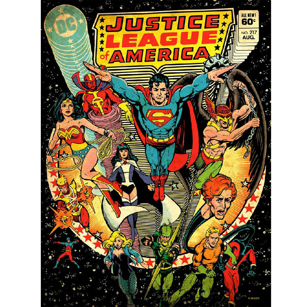 Diamond Painting - Full Round - DC universe characters (30*40CM)
