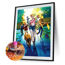 Load image into Gallery viewer, Diamond Painting - Full Round - birds of prey (30*40CM)
