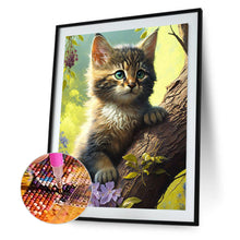 Load image into Gallery viewer, Diamond Painting - Full Round - Cats and nature (30*40CM)
