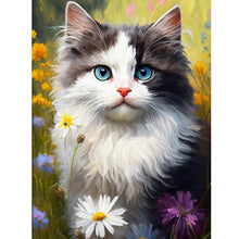 Load image into Gallery viewer, Diamond Painting - Full Round - Cats and nature (30*40CM)
