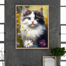 Load image into Gallery viewer, Diamond Painting - Full Round - Cats and nature (30*40CM)
