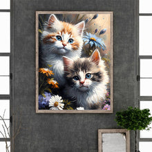 Load image into Gallery viewer, Diamond Painting - Full Round - Cats and nature (30*40CM)
