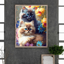 Load image into Gallery viewer, Diamond Painting - Full Round - Cats and nature (30*40CM)
