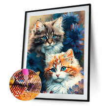 Load image into Gallery viewer, Diamond Painting - Full Round - Cats and nature (30*40CM)

