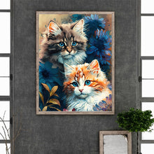 Load image into Gallery viewer, Diamond Painting - Full Round - Cats and nature (30*40CM)
