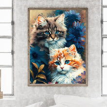 Load image into Gallery viewer, Diamond Painting - Full Round - Cats and nature (30*40CM)
