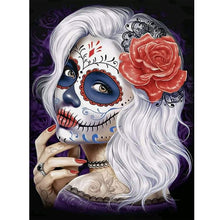 Load image into Gallery viewer, Diamond Painting - Full Round - day of the dead girl (30*40CM)
