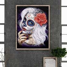 Load image into Gallery viewer, Diamond Painting - Full Round - day of the dead girl (30*40CM)
