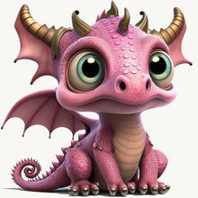 Load image into Gallery viewer, Diamond Painting - Full Round - little dinosaur (30*30CM)
