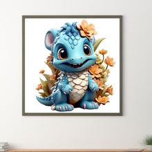 Load image into Gallery viewer, Diamond Painting - Full Round - little dinosaur (30*30CM)
