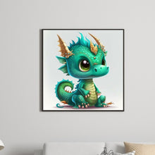Load image into Gallery viewer, Diamond Painting - Full Round - little dinosaur (30*30CM)
