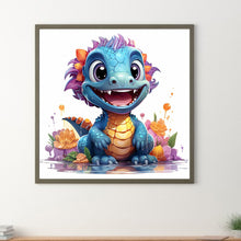 Load image into Gallery viewer, Diamond Painting - Full Round - little dinosaur (30*30CM)
