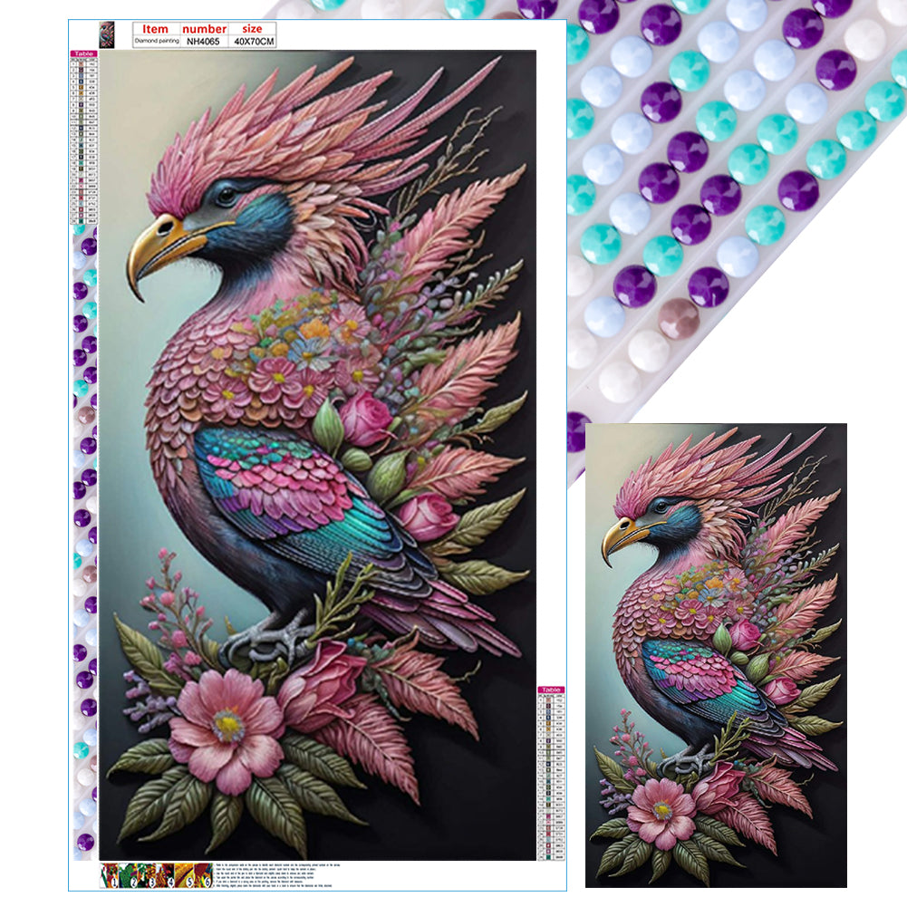 Diamond Painting - Full Round - flowers and birds (40*70CM)