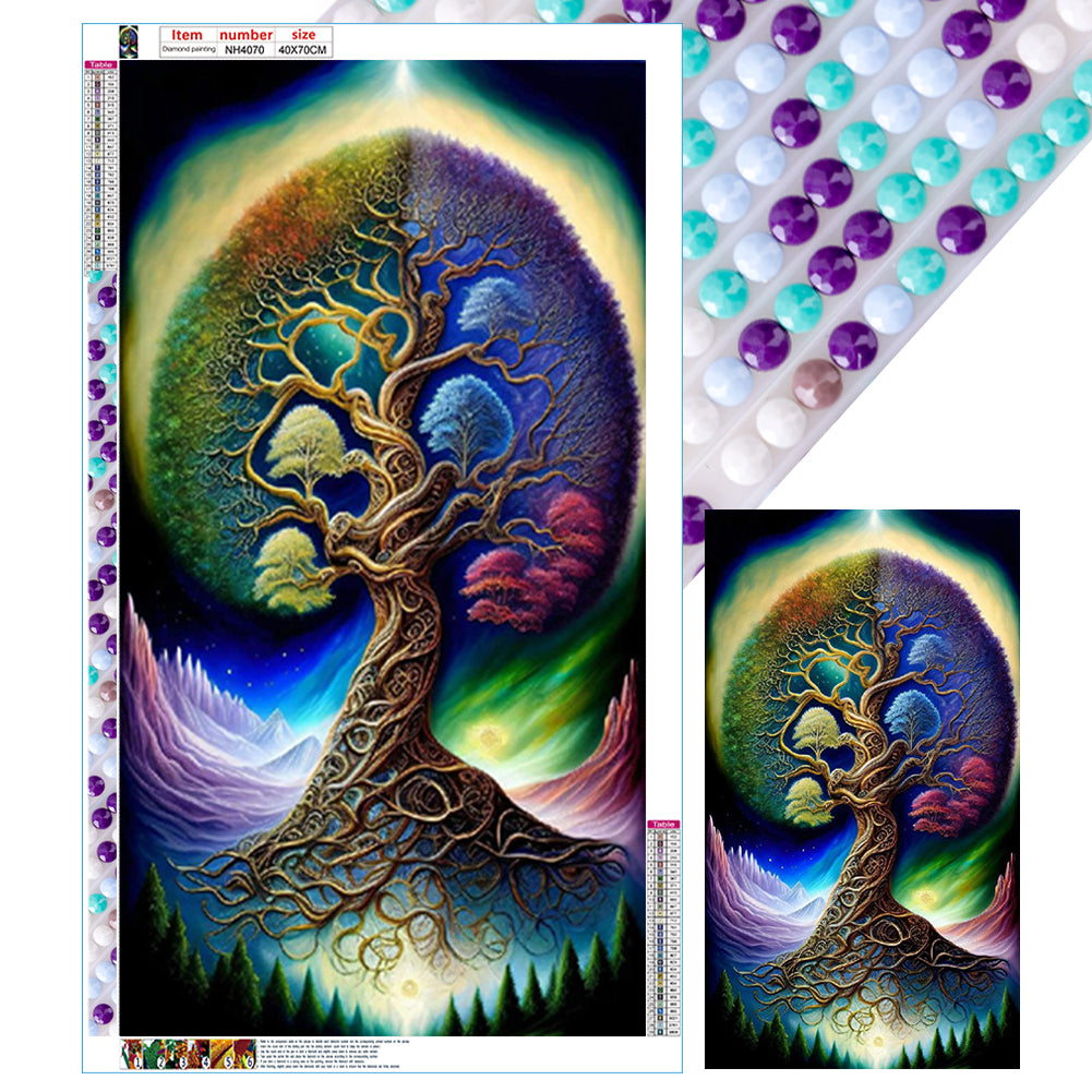 Diamond Painting - Full Round - life Tree (40*70CM)