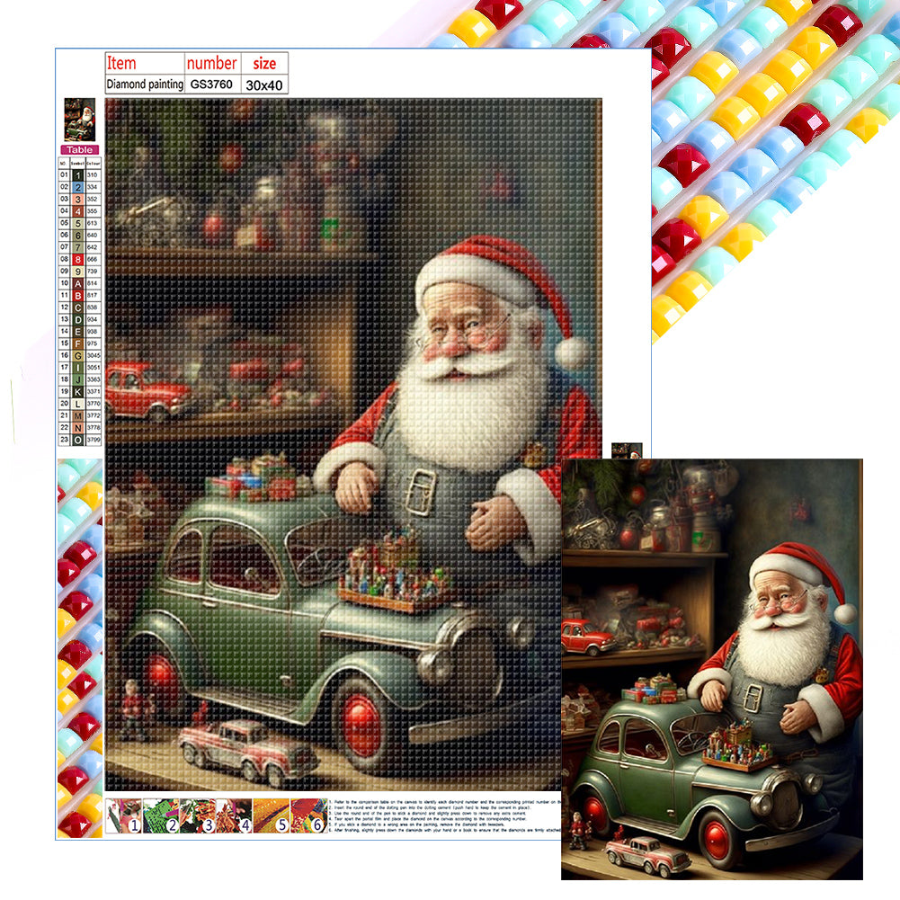 Diamond Painting - Full Square - Santa Claus (30*40CM)